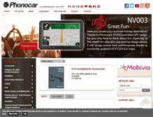 Tablet Screenshot of phonocar.com